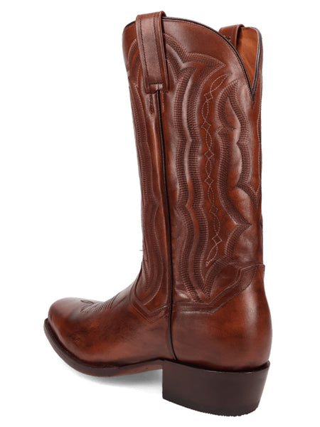 Dan Post DP3355 Mens WADE Snip Toe Western Boot Brown back / inner side view. If you need any assistance with this item or the purchase of this item please call us at five six one seven four eight eight eight zero one Monday through Saturday 10:00a.m EST to 8:00 p.m EST