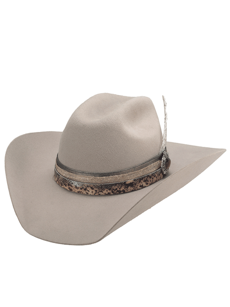 Bullhide GOOD STORIES 0857BC Felt Hat Buckskin side / front view. If you need any assistance with this item or the purchase of this item please call us at five six one seven four eight eight eight zero one Monday through Saturday 10:00a.m EST to 8:00 p.m EST