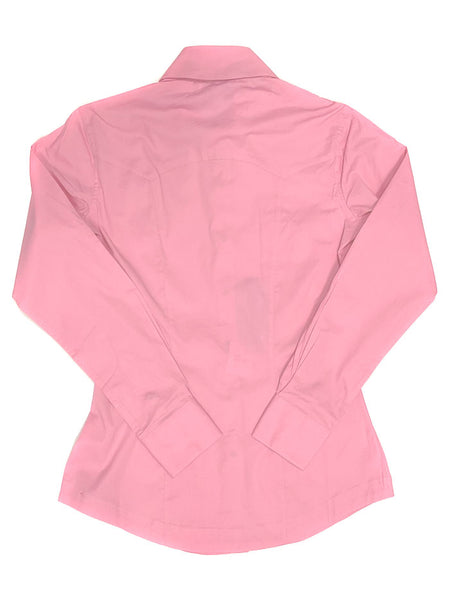Panhandle PSWSOSR0XX Womens Snap Shirt Pink back view. If you need any assistance with this item or the purchase of this item please call us at five six one seven four eight eight eight zero one Monday through Saturday 10:00a.m EST to 8:00 p.m EST