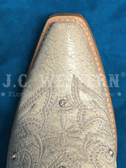 Corral Z5123 Ladies Embroidery & Crystals Western Boot Bone toe view. If you need any assistance with this item or the purchase of this item please call us at five six one seven four eight eight eight zero one Monday through Saturday 10:00a.m EST to 8:00 p.m EST