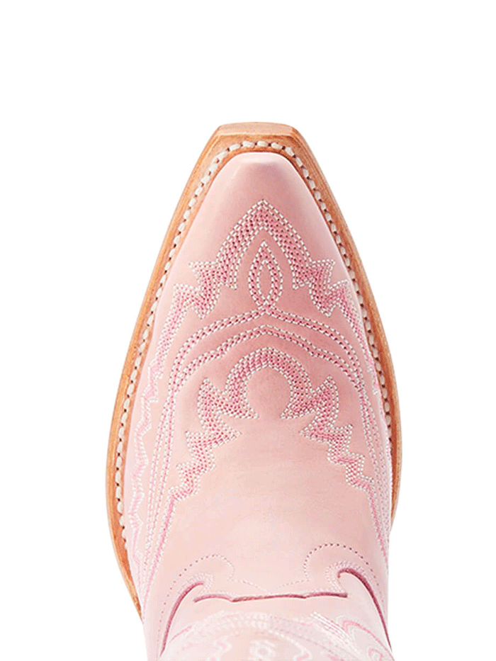 Ariat 10044480 Womens Casanova Western Boot Powder Pink front and outter side view. If you need any assistance with this item or the purchase of this item please call us at five six one seven four eight eight eight zero one Monday through Saturday 10:00a.m EST to 8:00 p.m EST