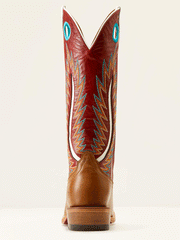 Ariat 10051016 Womens Futurity Fort Worth Western Boot Dulce De Leche Tan back view. If you need any assistance with this item or the purchase of this item please call us at five six one seven four eight eight eight zero one Monday through Saturday 10:00a.m EST to 8:00 p.m EST