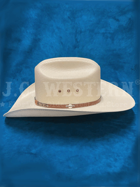 Stetson SSRDEO-664281 RODEO 10X Straw Hat Natural left side view. If you need any assistance with this item or the purchase of this item please call us at five six one seven four eight eight eight zero one Monday through Saturday 10:00a.m EST to 8:00 p.m EST