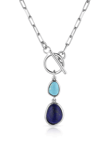 Montana Silversmiths NC5856 Womens Nature's Obsession Necklace Silver front view. If you need any assistance with this item or the purchase of this item please call us at five six one seven four eight eight eight zero one Monday through Saturday 10:00a.m EST to 8:00 p.m EST