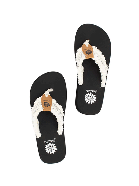 Yellow Box 52351 Womens Foseta Flip Flop Sandals Cream - 3 – J.C.