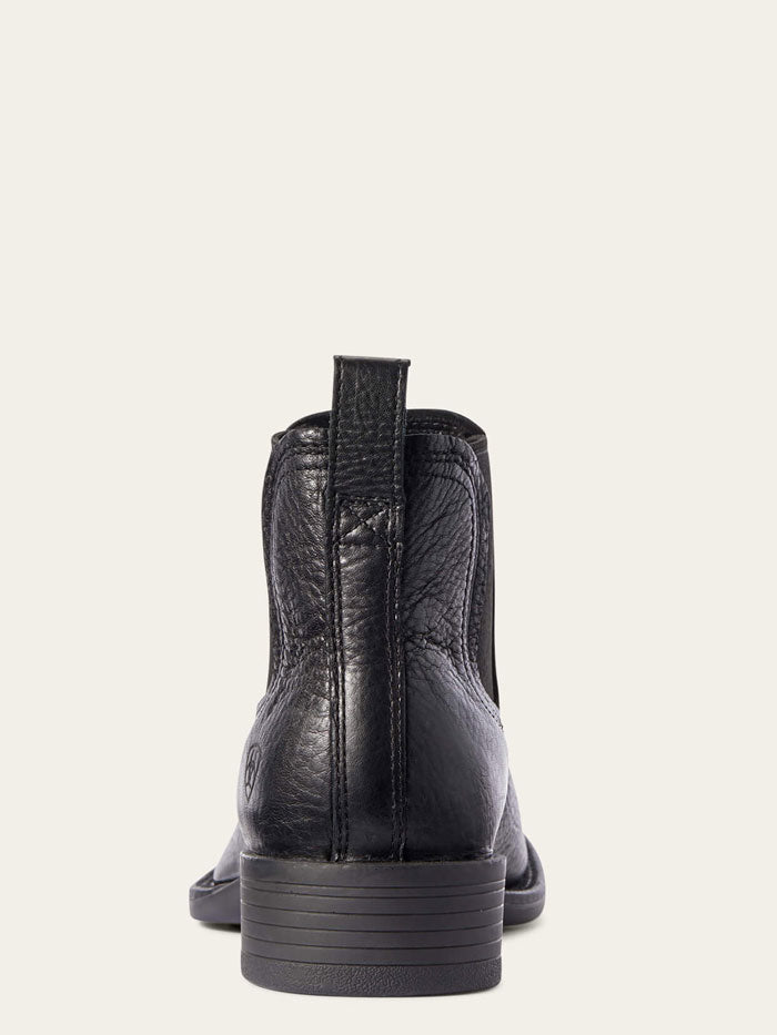 Ariat 10031453 Mens Sport Booker Ultra Western Boot Black side / front view. If you need any assistance with this item or the purchase of this item please call us at five six one seven four eight eight eight zero one Monday through Saturday 10:00a.m EST to 8:00 p.m EST