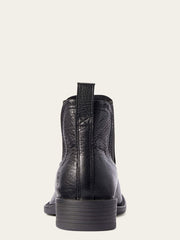 Ariat 10031453 Mens Sport Booker Ultra Western Boot Black back view. If you need any assistance with this item or the purchase of this item please call us at five six one seven four eight eight eight zero one Monday through Saturday 10:00a.m EST to 8:00 p.m EST