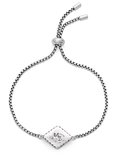 Montana Silversmiths BC6127 Womens High Noon Cobblestone Bracelet Silver back view. If you need any assistance with this item or the purchase of this item please call us at five six one seven four eight eight eight zero one Monday through Saturday 10:00a.m EST to 8:00 p.m EST