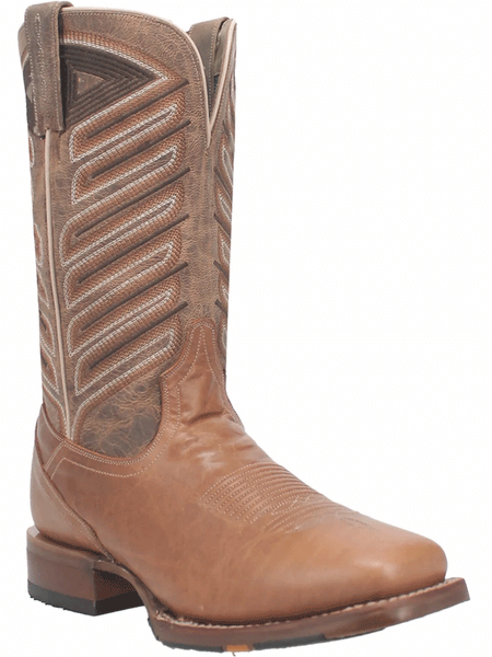 Dan Post DP4185 Mens IVAN Square Toe Leather Boot Taupe front and side view. If you need any assistance with this item or the purchase of this item please call us at five six one seven four eight eight eight zero one Monday through Saturday 10:00a.m EST to 8:00 p.m EST