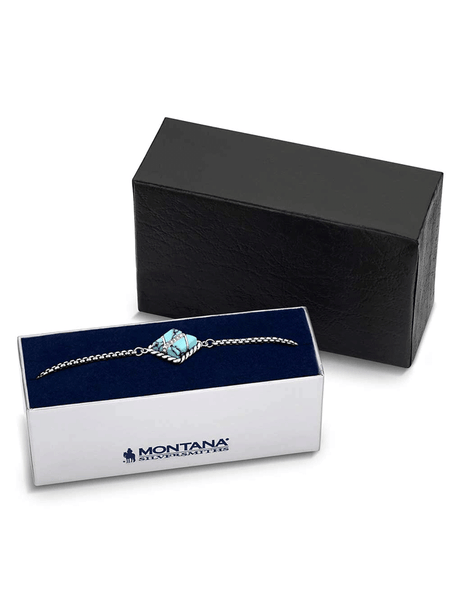Montana Silversmiths BC6127 Womens High Noon Cobblestone Bracelet Silver in box. If you need any assistance with this item or the purchase of this item please call us at five six one seven four eight eight eight zero one Monday through Saturday 10:00a.m EST to 8:00 p.m EST