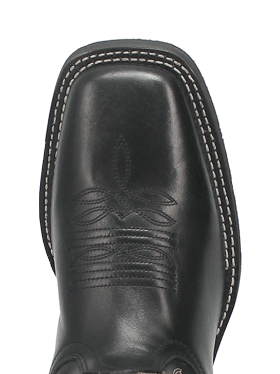 Laredo 7710 Mens KANE Leather Boots Black toe view from above. If you need any assistance with this item or the purchase of this item please call us at five six one seven four eight eight eight zero one Monday through Saturday 10:00a.m EST to 8:00 p.m EST