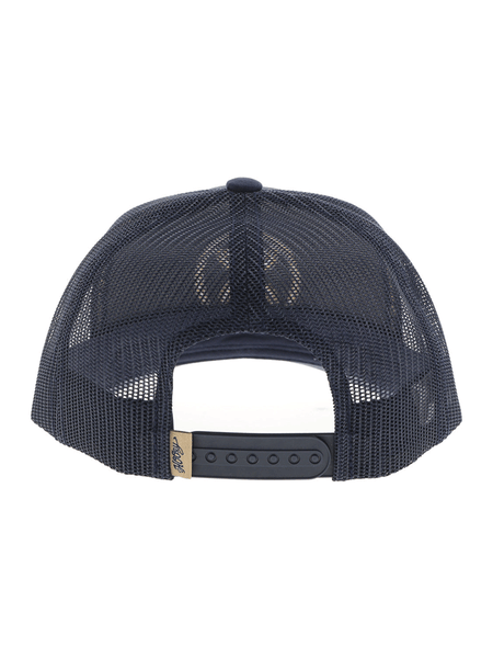 Hooey 2509T-NV O-CLASSIC Mid Profile Trucker Hat Navy back view. If you need any assistance with this item or the purchase of this item please call us at five six one seven four eight eight eight zero one Monday through Saturday 10:00a.m EST to 8:00 p.m EST