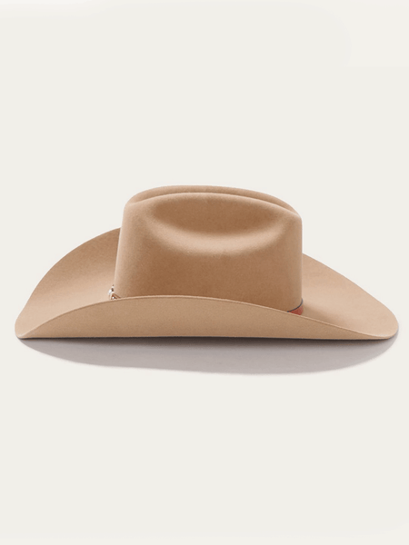 Stetson SFMNTYT724262 MONTEREY T 6X Western Hat Fawn side view. If you need any assistance with this item or the purchase of this item please call us at five six one seven four eight eight eight zero one Monday through Saturday 10:00a.m EST to 8:00 p.m EST