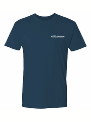 FloGrown FGM-1598 Mens Fishing Tools Of The Trade Tee Blue front view. If you need any assistance with this item or the purchase of this item please call us at five six one seven four eight eight eight zero one Monday through Saturday 10:00a.m EST to 8:00 p.m EST