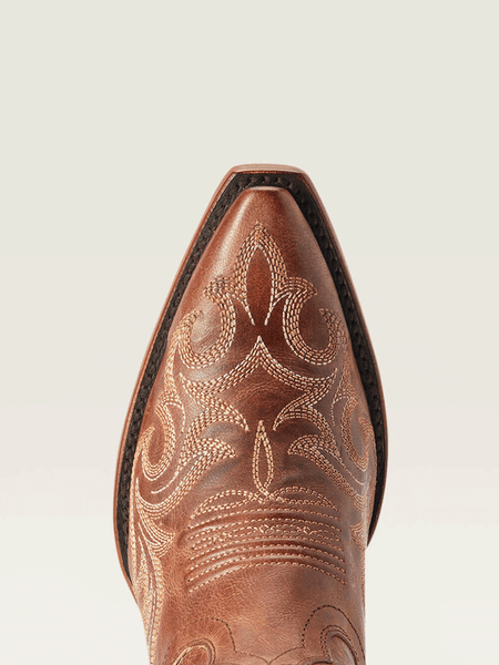 Ariat 10042382 Womens Hazen Western Boot Whiskey Barrel Copper toe view. If you need any assistance with this item or the purchase of this item please call us at five six one seven four eight eight eight zero one Monday through Saturday 10:00a.m EST to 8:00 p.m EST