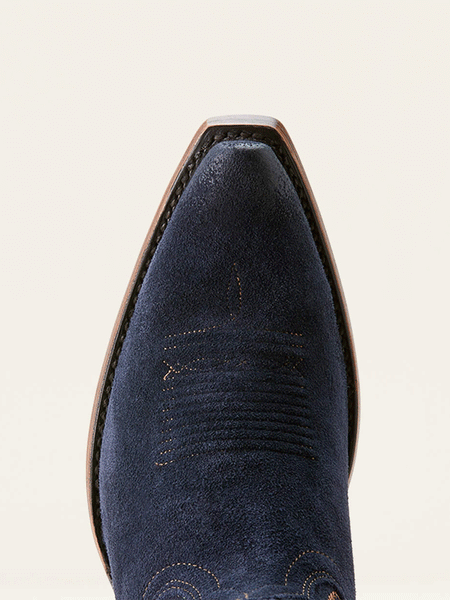 Ariat 10053793 Womens Jukebox Western Boot Polo Blue Suede toe view. If you need any assistance with this item or the purchase of this item please call us at five six one seven four eight eight eight zero one Monday through Saturday 10:00a.m EST to 8:00 p.m EST