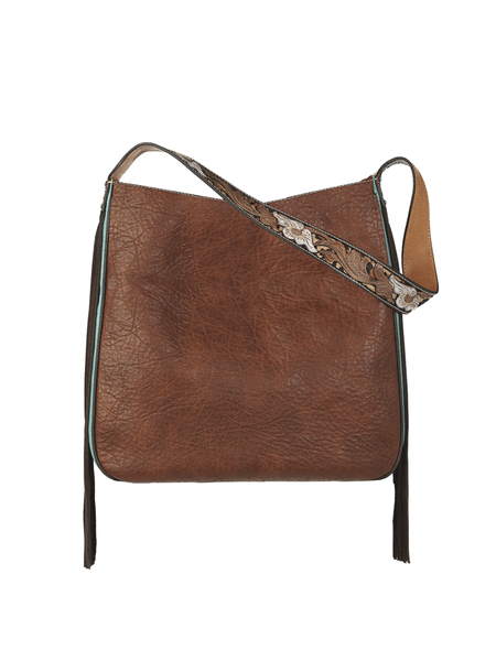 Nocona N770007802 Womens Jean Style Conceal Carry Shoulder Bag Brown front view. If you need any assistance with this item or the purchase of this item please call us at five six one seven four eight eight eight zero one Monday through Saturday 10:00a.m EST to 8:00 p.m EST