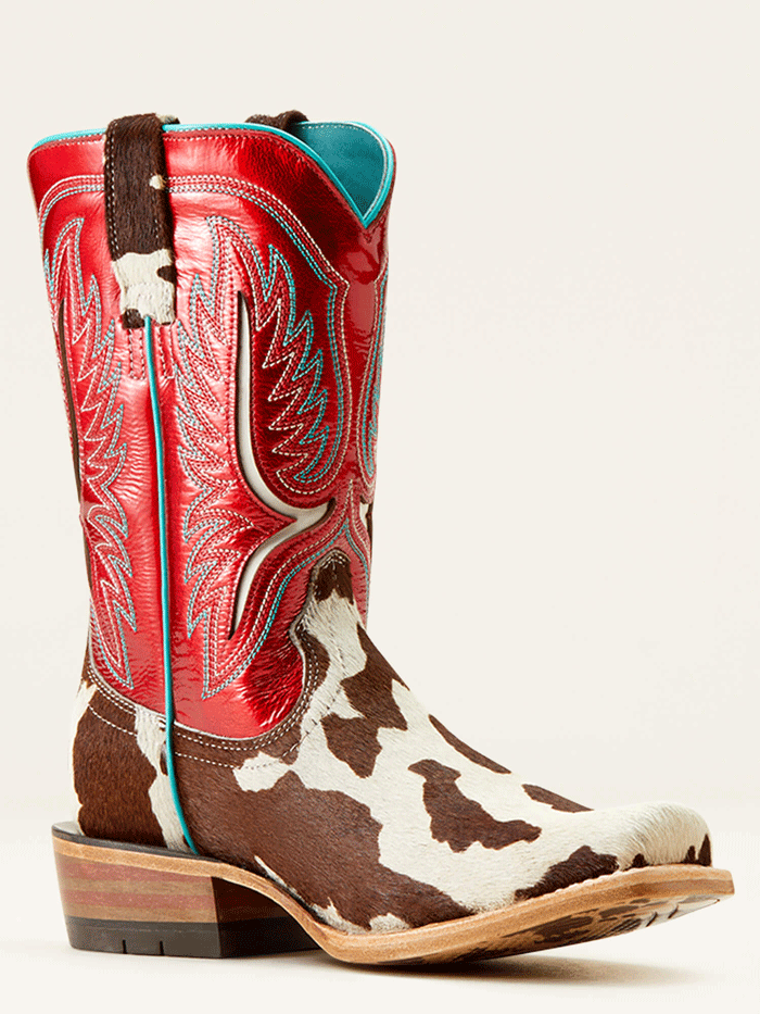 Ariat 10051020 Womens Futurity Colt Western Boot Cowtown Hair On front and side view. If you need any assistance with this item or the purchase of this item please call us at five six one seven four eight eight eight zero one Monday through Saturday 10:00a.m EST to 8:00 p.m EST