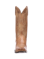 Lucchese N1547.54 Mens CRAYTON Mad Dog Snip Toe Boot Tan front view. If you need any assistance with this item or the purchase of this item please call us at five six one seven four eight eight eight zero one Monday through Saturday 10:00a.m EST to 8:00 p.m EST