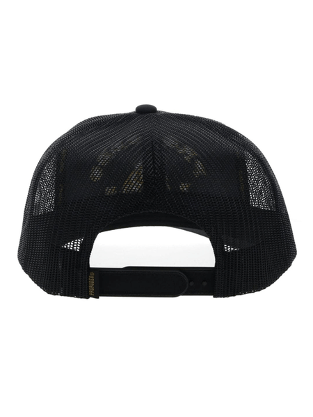 Hooey 2263T-BK PRORODEO High Profile Snapback Hat Black back view. If you need any assistance with this item or the purchase of this item please call us at five six one seven four eight eight eight zero one Monday through Saturday 10:00a.m EST to 8:00 p.m EST