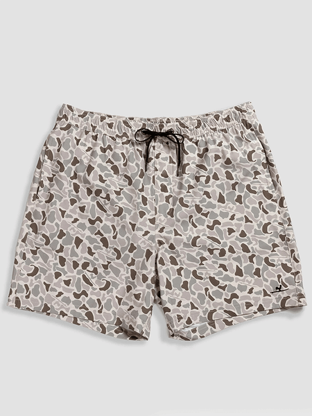 Beach & Barn WOODLANDS-ST Mens Swim Trunk Granite front view. If you need any assistance with this item or the purchase of this item please call us at five six one seven four eight eight eight zero one Monday through Saturday 10:00a.m EST to 8:00 p.m EST