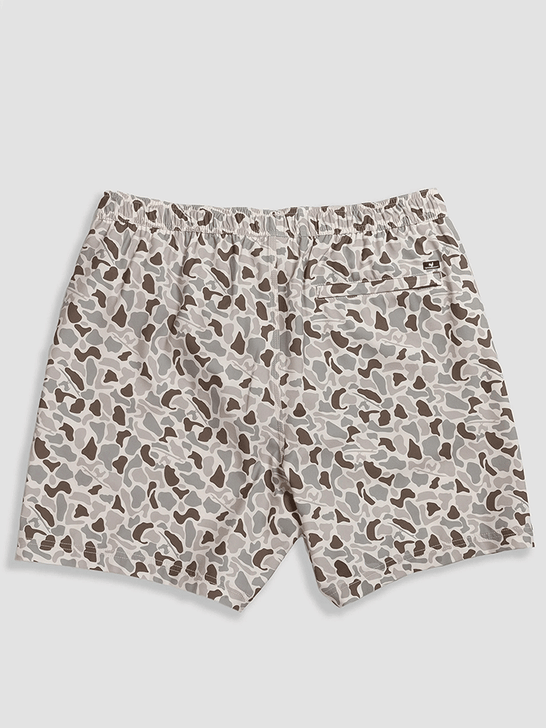 Beach & Barn WOODLANDS-ST Mens Swim Trunk Granite back view. If you need any assistance with this item or the purchase of this item please call us at five six one seven four eight eight eight zero one Monday through Saturday 10:00a.m EST to 8:00 p.m EST