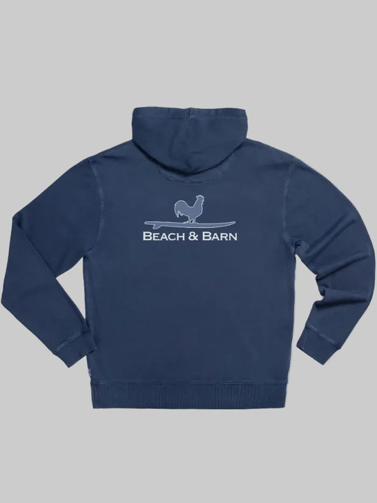 Beach and Barn SURFING ROOSTER HOODIE Dark Navy
