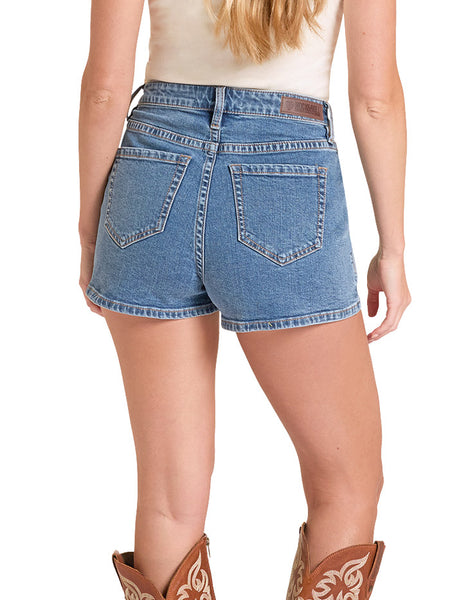 Rock & Roll Denim BW68D09107 Womens Double Carpenter Pocket Shorts