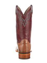 Lucchese CL1566 Mens MARTIN Mad Dog Goat Boots Peanut Brown back view. If you need any assistance with this item or the purchase of this item please call us at five six one seven four eight eight eight zero one Monday through Saturday 10:00a.m EST to 8:00 p.m EST