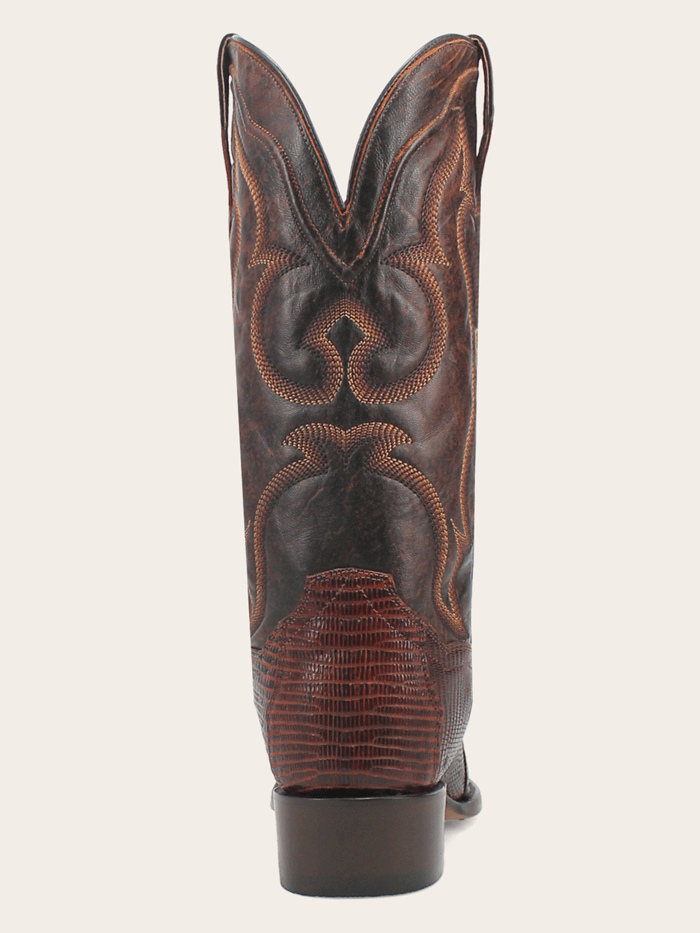 Dan Post DP3078 Mens HEARST Lizard Boot Cognac front and side view. If you need any assistance with this item or the purchase of this item please call us at five six one seven four eight eight eight zero one Monday through Saturday 10:00a.m EST to 8:00 p.m EST