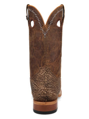 Dan Post DP5036 Mens Murray Bison Broad Square Toe Boot Brown back view. If you need any assistance with this item or the purchase of this item please call us at five six one seven four eight eight eight zero one Monday through Saturday 10:00a.m EST to 8:00 p.m EST