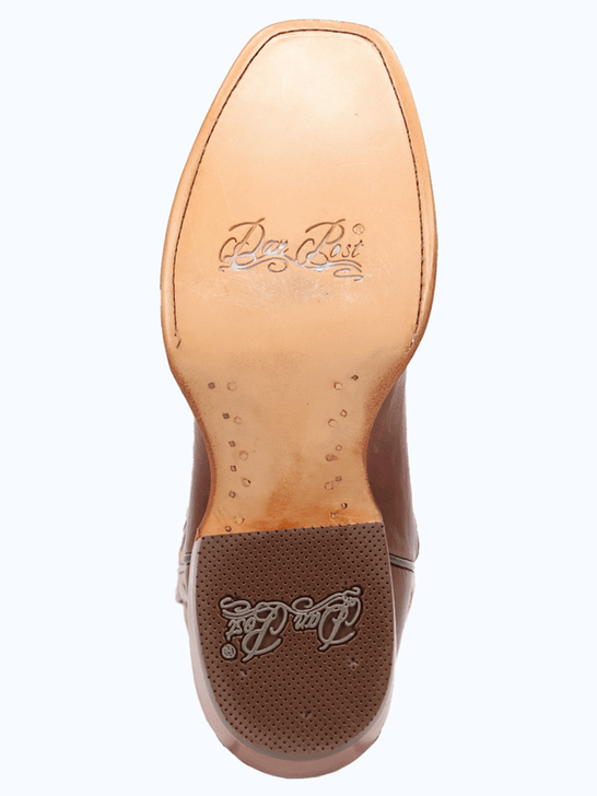 Dan Post DP5225 Womens AMBER TRAIL Leather Boot Honey Copper sole view. If you need any assistance with this item or the purchase of this item please call us at five six one seven four eight eight eight zero one Monday through Saturday 10:00a.m EST to 8:00 p.m EST