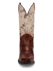 Dan Post DP80516 Mens Rodeo Hair On Leather Boot Brown front view. If you need any assistance with this item or the purchase of this item please call us at five six one seven four eight eight eight zero one Monday through Saturday 10:00a.m EST to 8:00 p.m EST