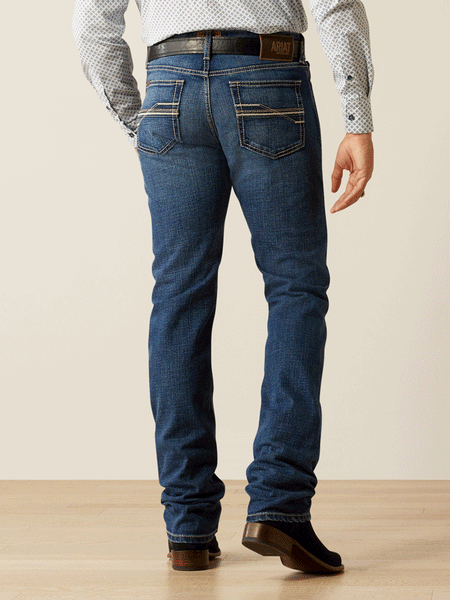 Ariat 10053550 Mens M8 Modern Ashton Straight Leg Jeans Champ back. If you need any assistance with this item or the purchase of this item please call us at five six one seven four eight eight eight zero one Monday through Saturday 10:00a.m EST to 8:00 p.m EST
