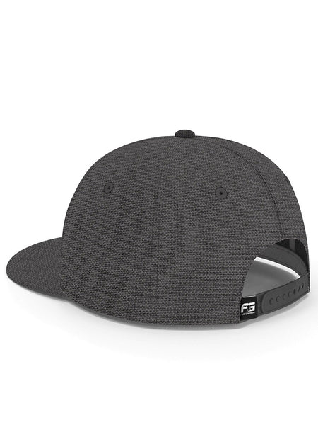 FloGrown FGH-352 Florida Leather Cap Gray side / back view. If you need any assistance with this item or the purchase of this item please call us at five six one seven four eight eight eight zero one Monday through Saturday 10:00a.m EST to 8:00 p.m EST