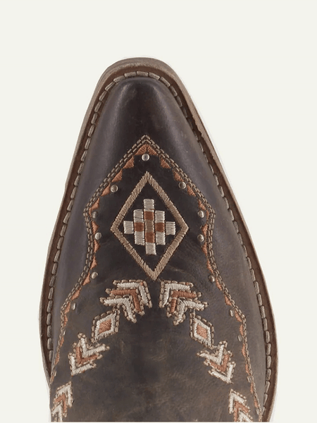 Buck & Brana FRANNY Ladies Fringe Western Boots Honey toe view. If you need any assistance with this item or the purchase of this item please call us at five six one seven four eight eight eight zero one Monday through Saturday 10:00a.m EST to 8:00 p.m EST