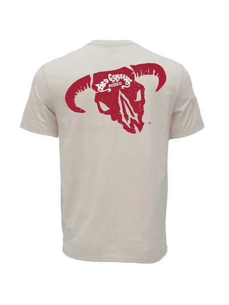 Hooey HT1831CR Mens Bad Company T-Shirt Cream back view. If you need any assistance with this item or the purchase of this item please call us at five six one seven four eight eight eight zero one Monday through Saturday 10:00a.m EST to 8:00 p.m EST