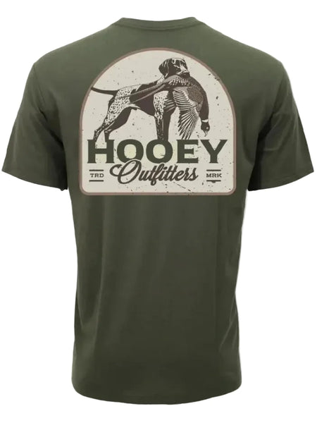 Hooey HT2614GR Mens Remi T-Shirt Green back view. If you need any assistance with this item or the purchase of this item please call us at five six one seven four eight eight eight zero one Monday through Saturday 10:00a.m EST to 8:00 p.m EST