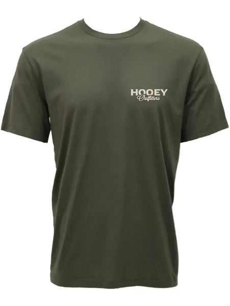 Hooey HT2614GR Mens Remi T-Shirt Green front view. If you need any assistance with this item or the purchase of this item please call us at five six one seven four eight eight eight zero one Monday through Saturday 10:00a.m EST to 8:00 p.m EST