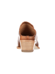 Lucchese I6115 Womens KIM Western Mule Golden Tan back view. If you need any assistance with this item or the purchase of this item please call us at five six one seven four eight eight eight zero one Monday through Saturday 10:00a.m EST to 8:00 p.m EST