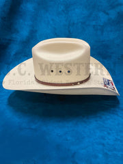 Resistol RSPALO-30428166 PALO DURO 8X George Strait Collection Straw Hat Natural right side view. If you need any assistance with this item or the purchase of this item please call us at five six one seven four eight eight eight zero one Monday through Saturday 10:00a.m EST to 8:00 p.m EST