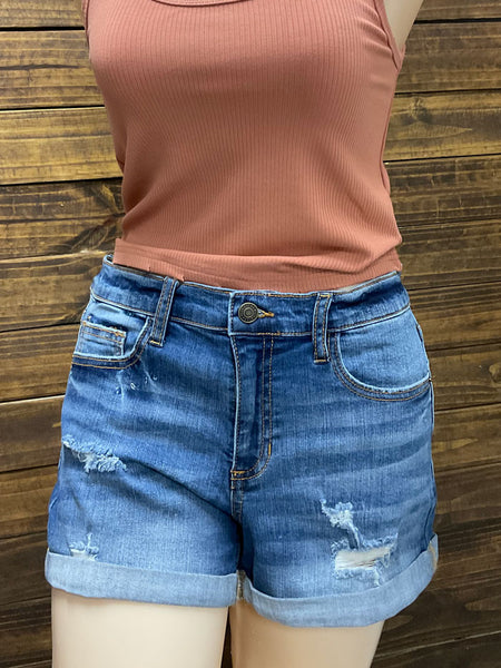 Sneak Peek SP-S7389M Womens Mid Rise Tomboy Denim Shorts Medium Dark. If you need any assistance with this item or the purchase of this item please call us at five six one seven four eight eight eight zero one Monday through Saturday 10:00a.m EST to 8:00 p.m EST