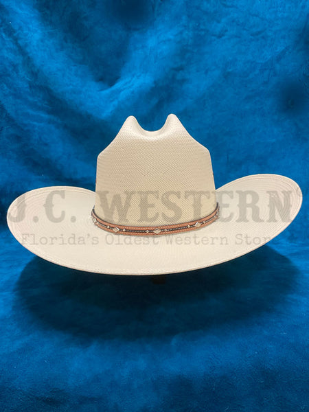 Stetson RSKNGT-304281 KINGMAN T 10X Straw Hat Natural back view. If you need any assistance with this item or the purchase of this item please call us at five six one seven four eight eight eight zero one Monday through Saturday 10:00a.m EST to 8:00 p.m EST