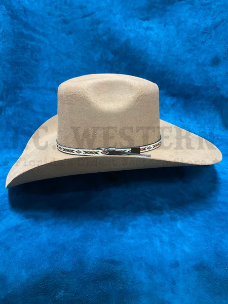 Resistol RWTMPE-9144P5 TEMPE 3X Western Felt Hat Pecan left side view. If you need any assistance with this item or the purchase of this item please call us at five six one seven four eight eight eight zero one Monday through Saturday 10:00a.m EST to 8:00 p.m EST