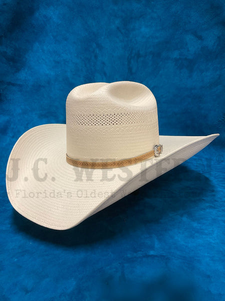 Stetson SSARPH-304281 ARAPAHO 10X Straw Hat Natural side / front view. If you need any assistance with this item or the purchase of this item please call us at five six one seven four eight eight eight zero one Monday through Saturday 10:00a.m EST to 8:00 p.m EST