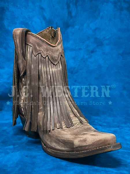 Short fringe cowboy clearance boots