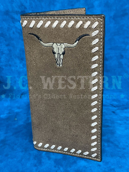 Twisted X XRC-15 Mens Bifold Leather Wallet Tan front view. If you need any assistance with this item or the purchase of this item please call us at five six one seven four eight eight eight zero one Monday through Saturday 10:00a.m EST to 8:00 p.m EST