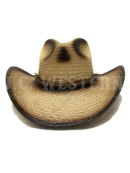 Austin Hats 05-128 LUKE Straw Hat Natural front view. If you need any assistance with this item or the purchase of this item please call us at five six one seven four eight eight eight zero one Monday through Saturday 10:00a.m EST to 8:00 p.m EST