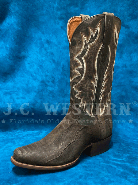 Dan Post DP3103 Mens ANDERS Ostrich Leg Leather Boot Dark Brown front and side view. If you need any assistance with this item or the purchase of this item please call us at five six one seven four eight eight eight zero one Monday through Saturday 10:00a.m EST to 8:00 p.m EST