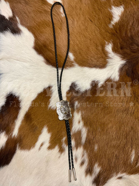 Fashionwest AC80HS Horseshoe Western Bolo Tie Gold And Silver front view. If you need any assistance with this item or the purchase of this item please call us at five six one seven four eight eight eight zero one Monday through Saturday 10:00a.m EST to 8:00 p.m EST